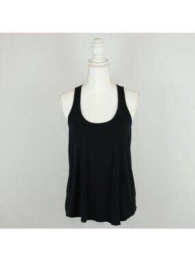 Carve Designs Women's Small Black Scoop Neck Racerback Casual Knit Tank Top